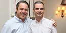 Rodolfo Figueira de Melo, novo presidente da Federa��o Equestre do Rio de Janeiro, e Rodrigo Pessoa.
